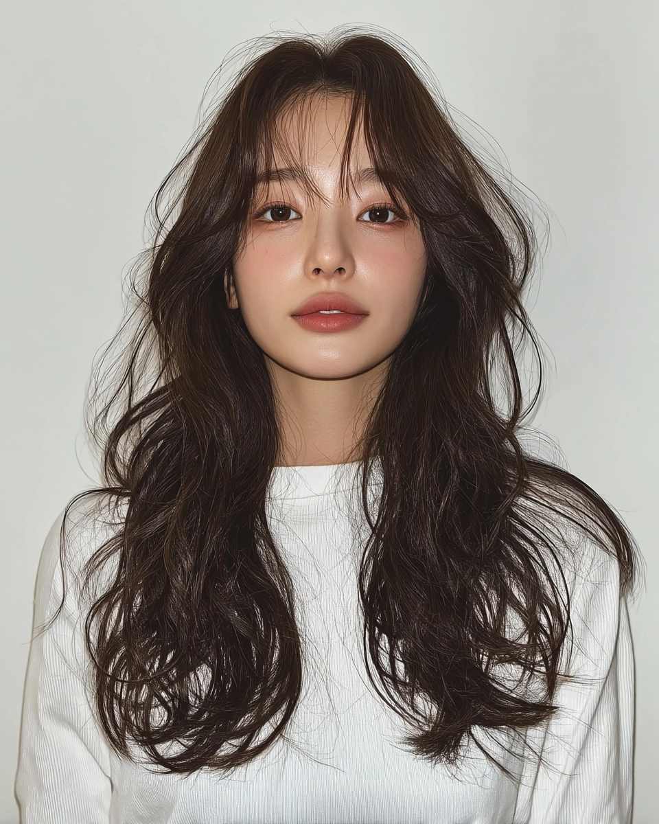 wavy hair transformations Korea 2026 - Style 1 at Korea Hair Salon Seoul