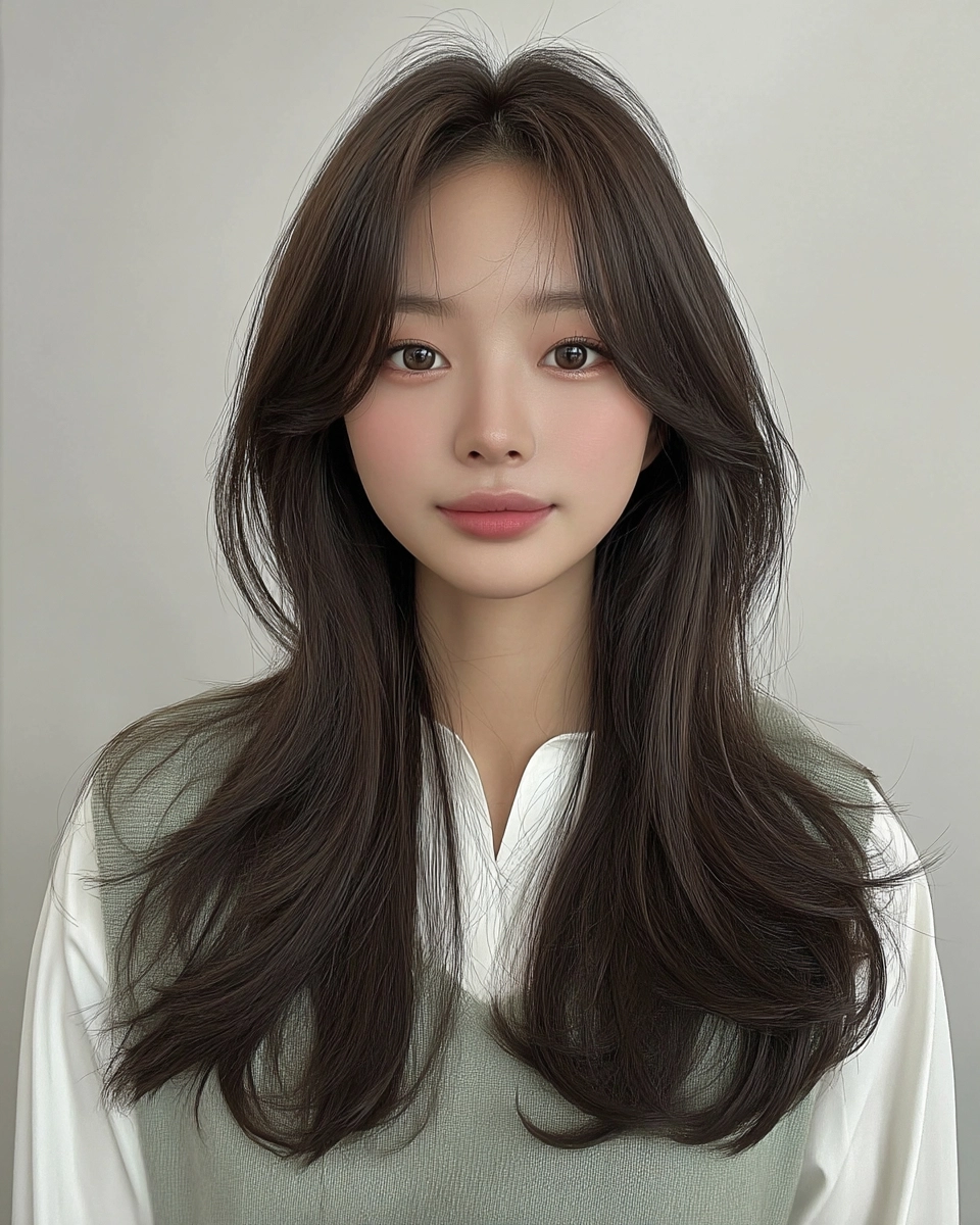 wavy hair transformations Korea 2026 - Style 2 at Korea Hair Salon Seoul