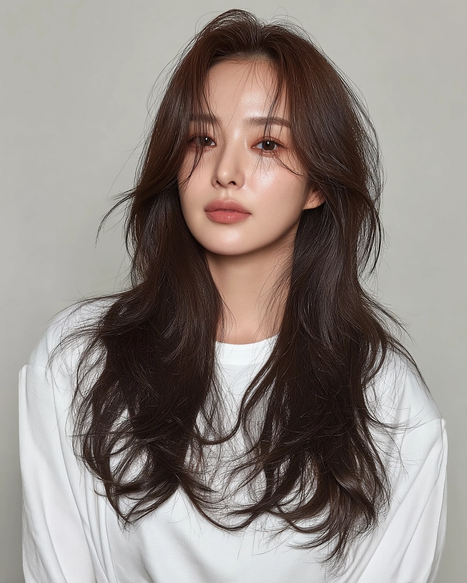 wavy hair transformations Korea 2026 - Style 3 at Korea Hair Salon Seoul
