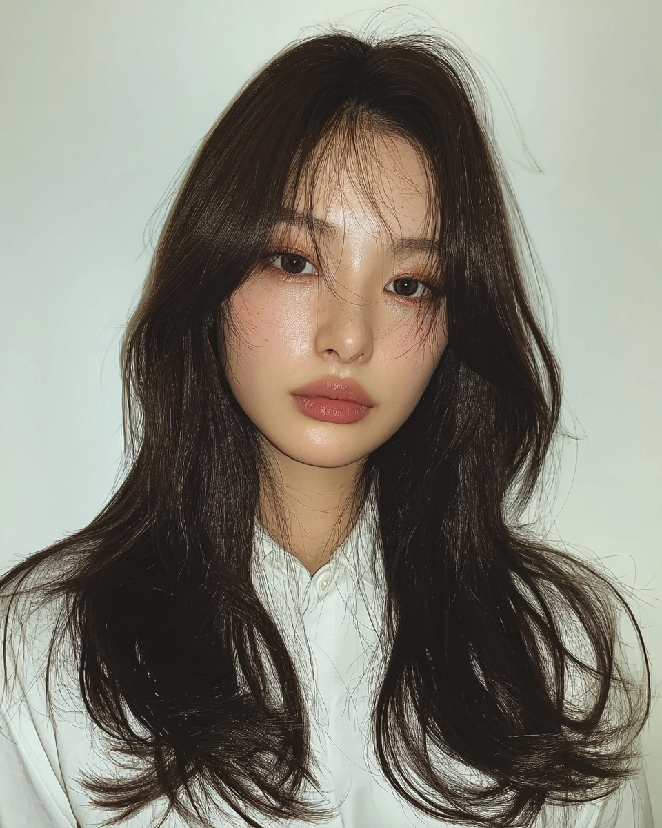 wavy hair transformations Korea 2026 - Style 8 at Korea Hair Salon Seoul