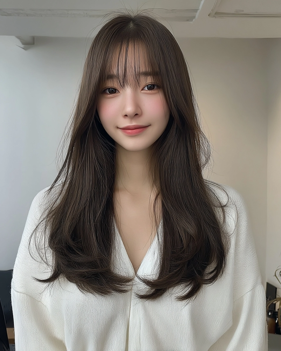 trending layered Korean hairstyles 2026 - Style 8 at Korea Hair Salon Seoul