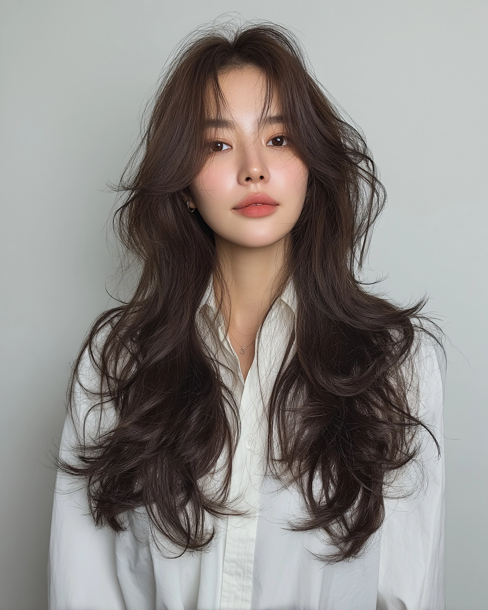 trending wavy hair 2026 - Style 1 at Korea Hair Salon Seoul