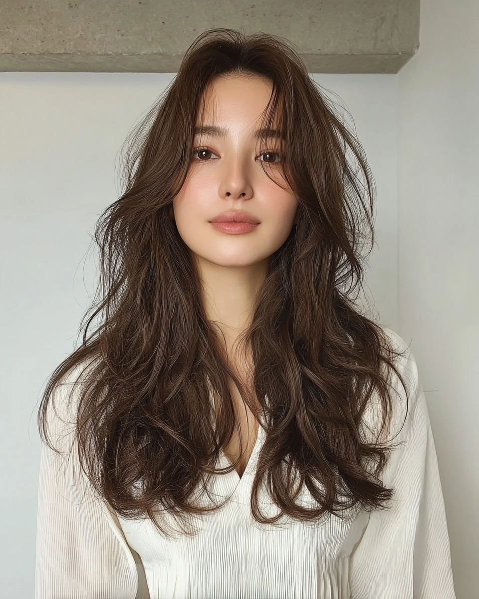 trending wavy hair 2026 - Style 2 at Korea Hair Salon Seoul