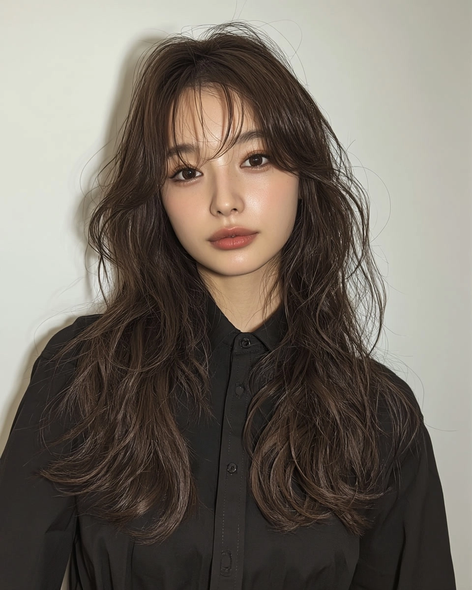 trending wavy hair 2026 - Style 3 at Korea Hair Salon Seoul