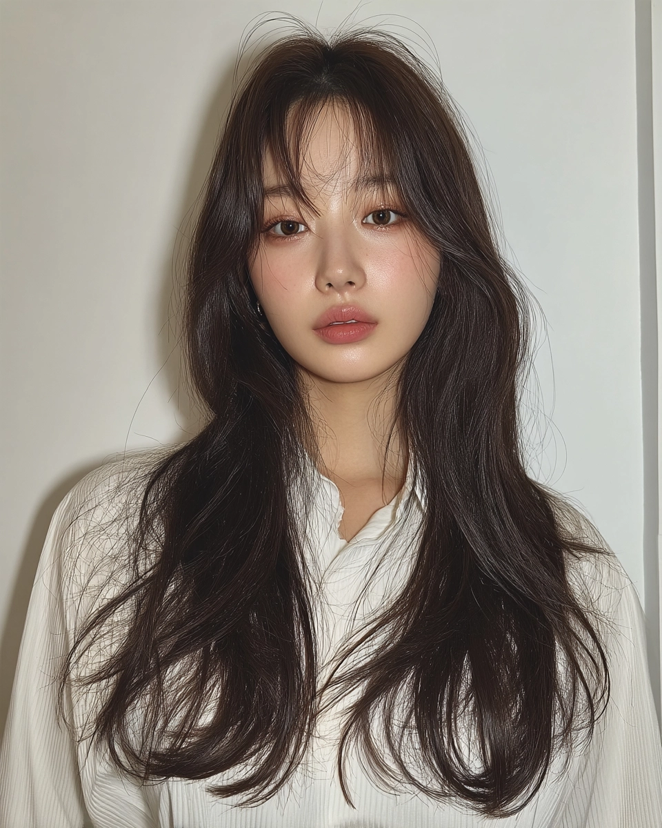 trendy wavy layers Seoul 2026 - Style 3 at Korea Hair Salon Seoul
