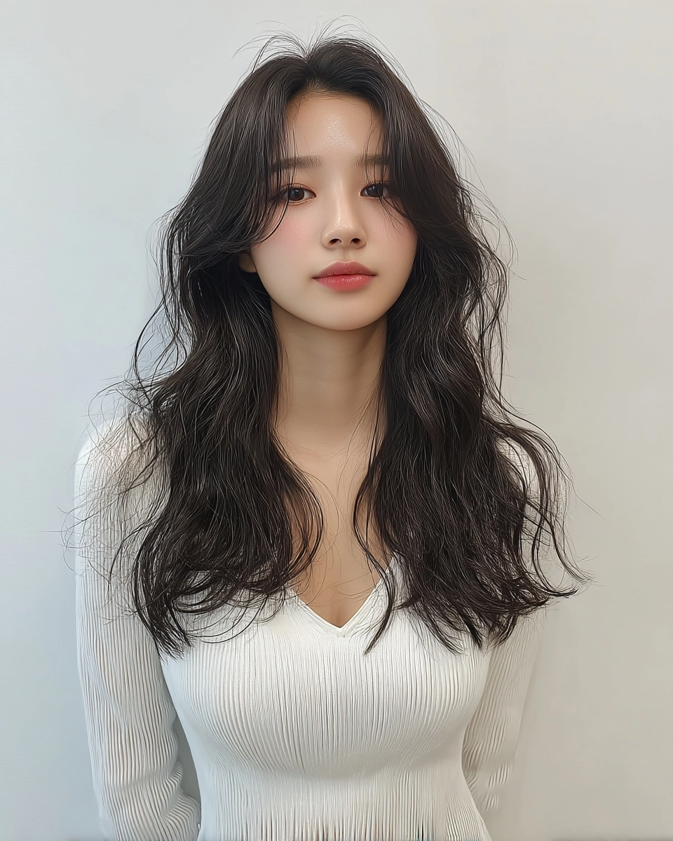 voluminous wave styles Seoul - Style 6 at Korea Hair Salon Seoul