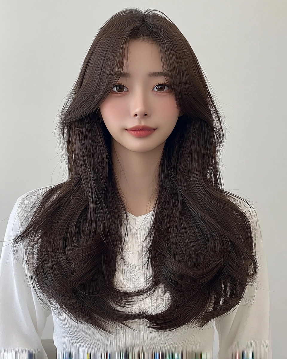 wavy layered styles 2026 - Style 1 at Korea Hair Salon Seoul