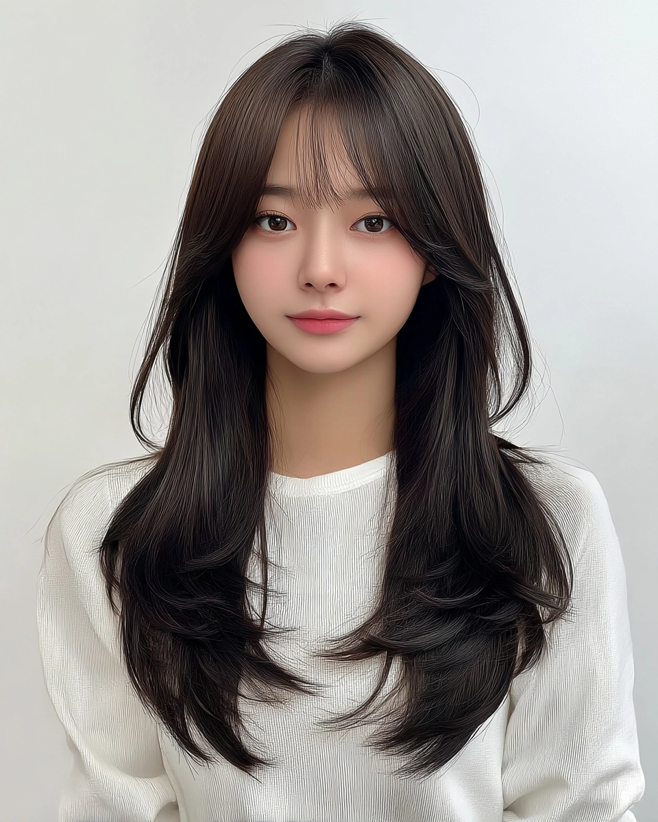 wavy layered styles 2026 - Style 4 at Korea Hair Salon Seoul