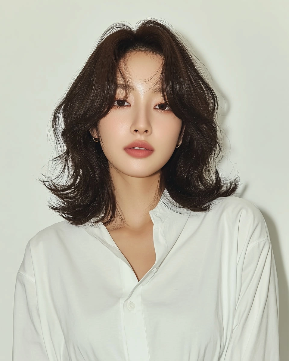 wavy layered styles 2026 - Style 5 at Korea Hair Salon Seoul