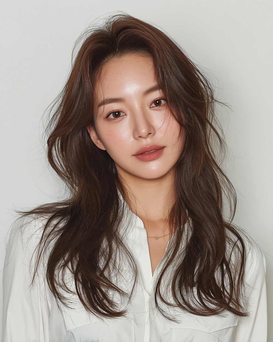 wavy layered styles 2026 - Style 7 at Korea Hair Salon Seoul