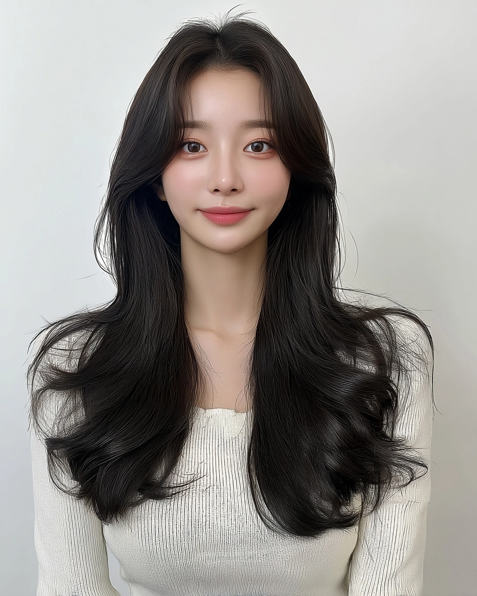 wavy layered styles 2026 - Style 8 at Korea Hair Salon Seoul
